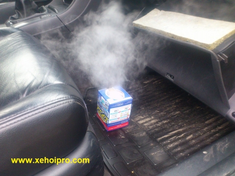 Khử mùi, diệt khuẩn nội thất ô tô