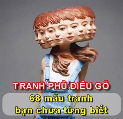 Tranh phù điêu gỗ - điểm nhấn trong trang trí nội thất