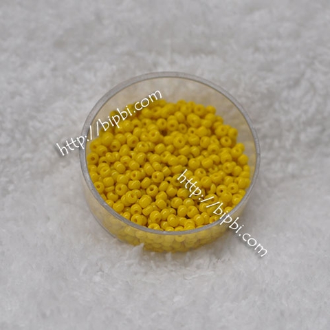 Cườm TQ vàng đục 2mm