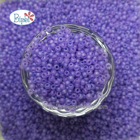 Hạt cườm siêu cấp mờ tím đậm
