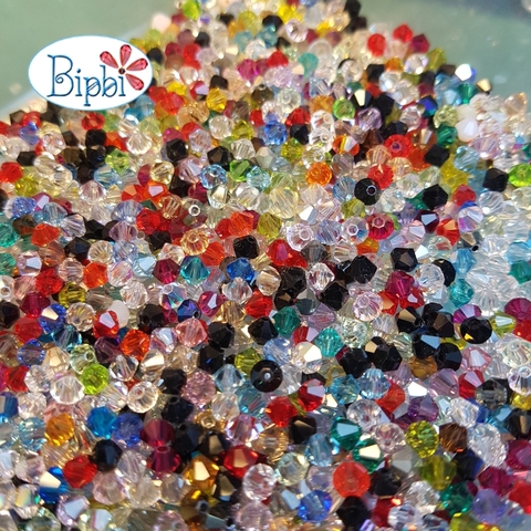 Pha lê Preciosa 4mm mix màu