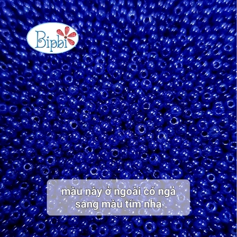 Hạt cườm siêu cấp tím than