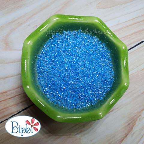 Cườm TQ màu xanh dương đậm inside color size 2mm