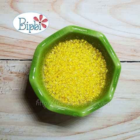 Cườm TQ AAA màu vàng tươi inside color 2mm