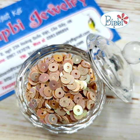Kim sa 4mm hồng nâu AB