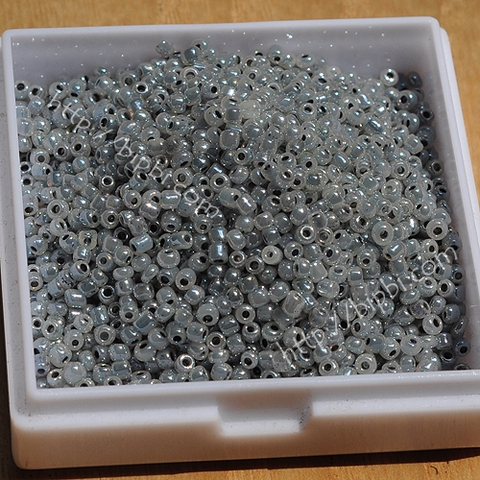 Cườm TQ xám khói ceylon 2mm