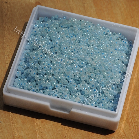 Cườm xanh dương ceylon 2mm