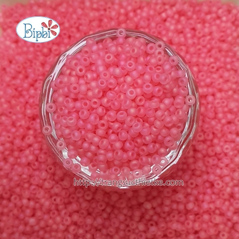 Hạt cườm siêu cấp mờ hồng hot pink