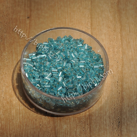 Cườm TQ ống ngắn xanh dương nhạt
