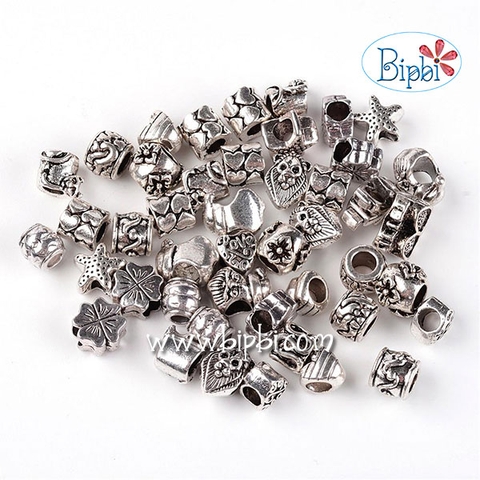 Hạt charm bạc cổ bali