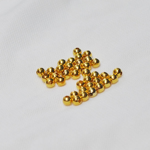 Hạt bi hợp kim màu vàng gold