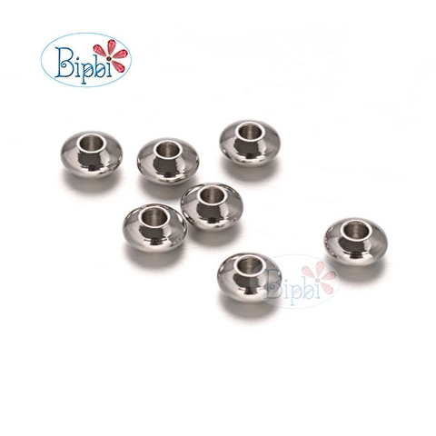 Hạt inox dẹt 4x6mm