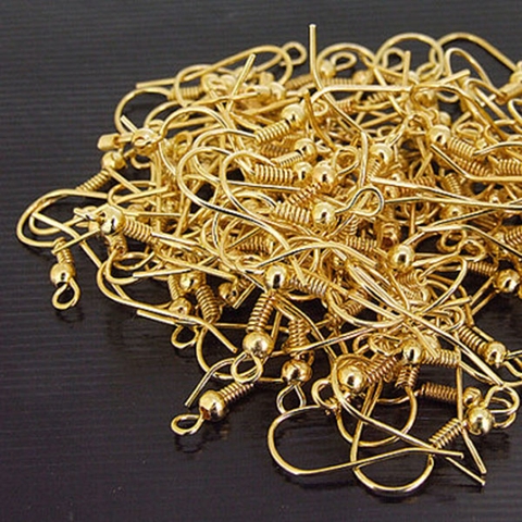 Móc khuyên tai dấu hỏi màu gold