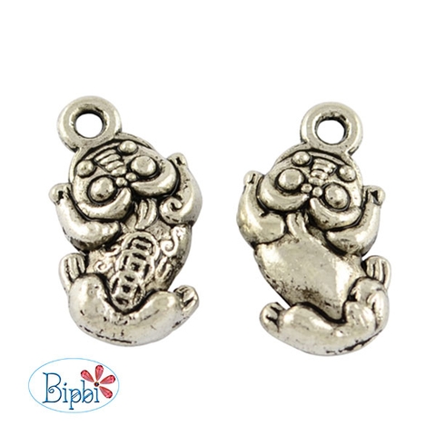 Charm treo hình tì hưu bạc cổ