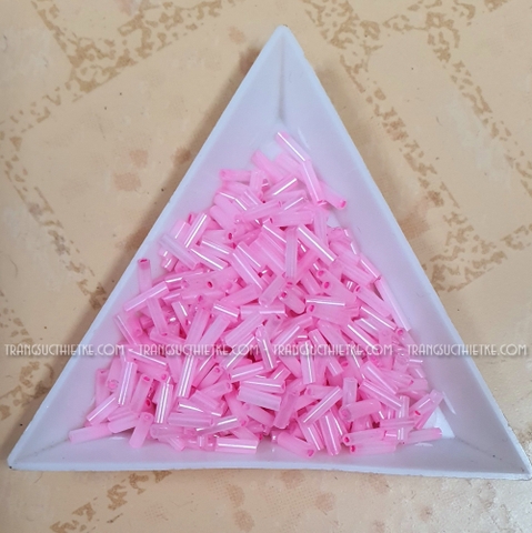 Hạt cườm ống hồng baby