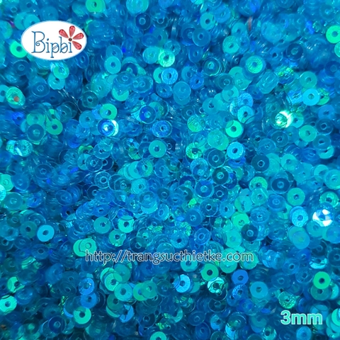 Kim sa 3mm màu xanh dương trong AB