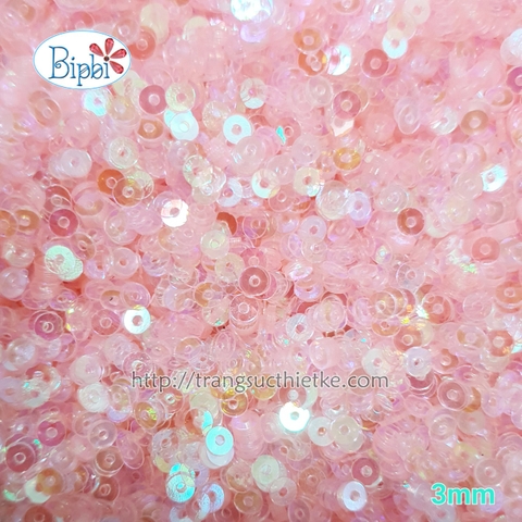 Kim sa 3mm màu hồng trong AB
