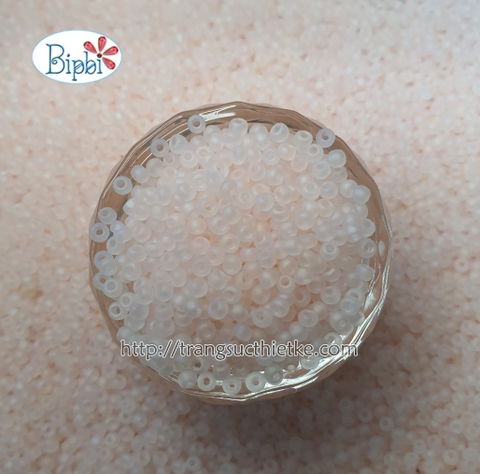 Hạt cườm siêu cấp mờ hồng nude