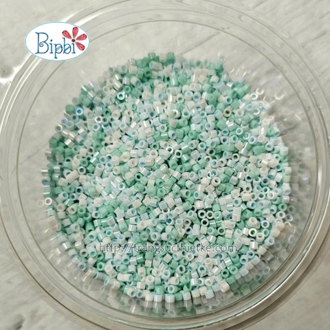 Cườm Nhật Miyuki delica 1.6mm mix tông xanh dương