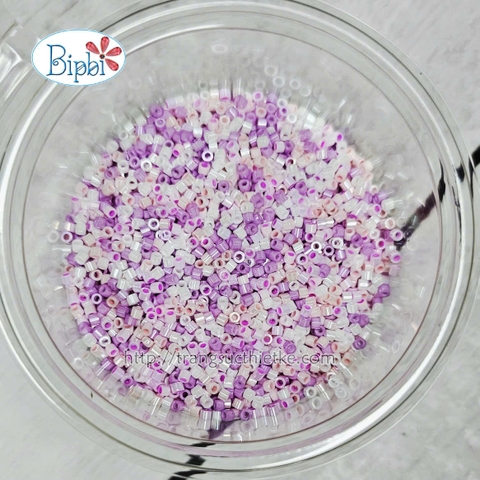 Cườm Nhật Miyuki delica 1.6mm mix tông hồng