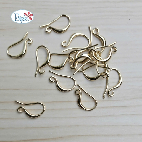 Móc khuyên tai xi vàng 14k