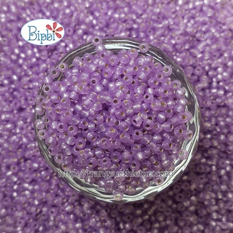 Cườm Nhật TOHO 2mm gilt line hồng