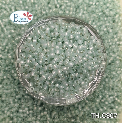 Cườm Nhật TOHO 2mm ceylon silverline xanh lơ