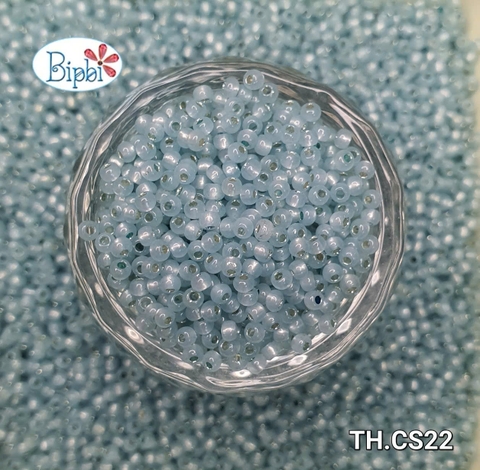 Cườm Nhật TOHO 2mm ceylon silverline xanh đá