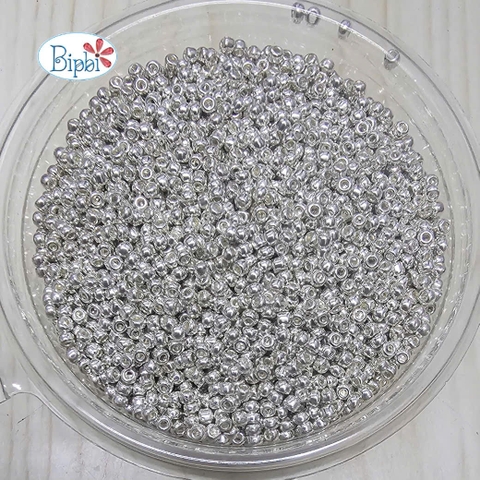 Cườm Nhật Matsuno 12/0 trắng bạc