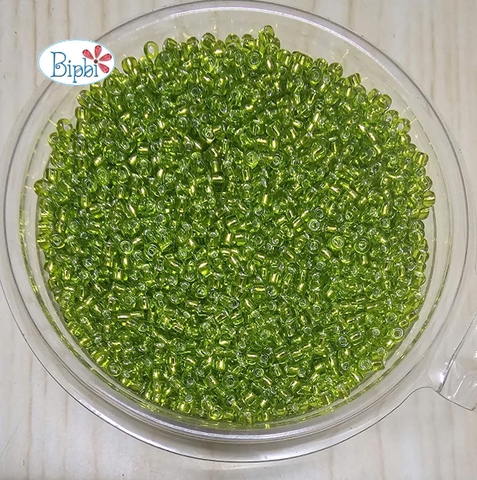 Cườm Nhật Matsuno 12/0 xanh rêu silverline