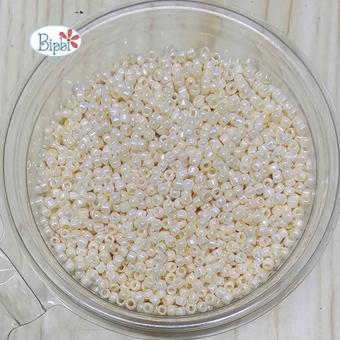 Cườm Nhật Matsuno 12/0 kem hồng ánh trai