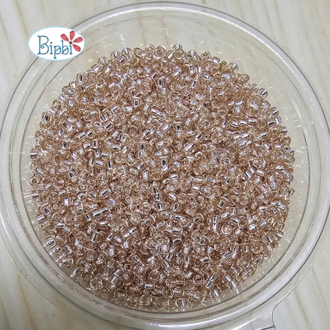 Cườm Nhật Matsuno 12/0 hồng phấn silverline