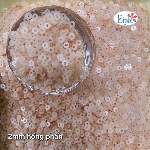 Kim sa siêu cấp 2mm hổng be mờ