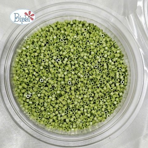 Cườm Nhật Miyuki delica 1.6mm xanh cốm