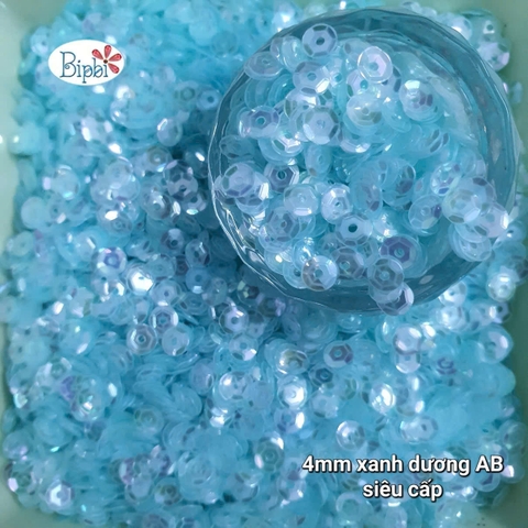 Kim sa siêu cấp cong 4mm hồng xanh dương AB
