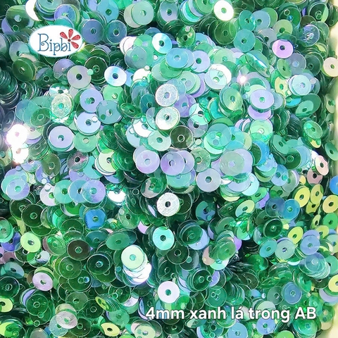 Kim sa siêu cấp 4mm xanh lá AB