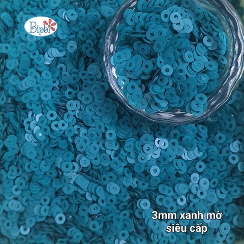 Kim sa siêu cấp 3mm màu xanh đậm mờ