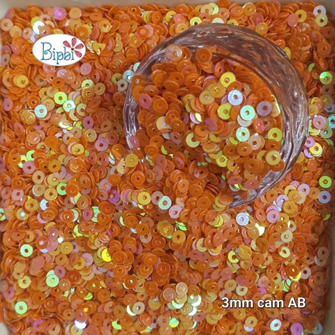 Kim sa 3mm màu cam AB