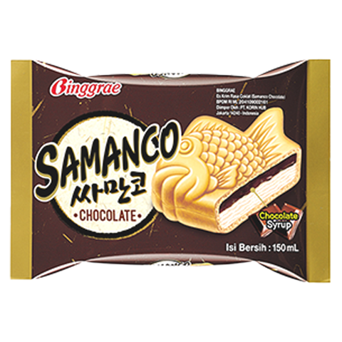 Kem bánh cá Binggrae Samanco socola 150ML