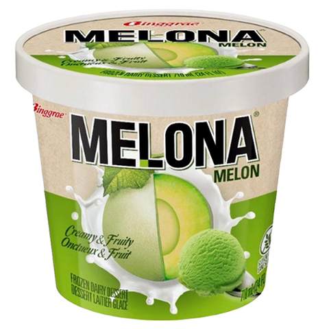 Kem hộp dưa lưới Binggrae Melona Melon Pint Hàn Quốc 710ML