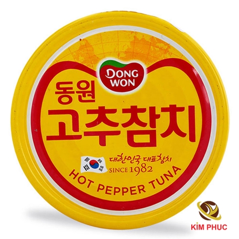Cá ngừ cay Hot Pepper Tuna Dongwon Hàn Quốc 150gr