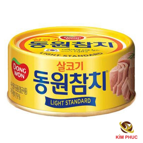 Cá ngừ Light Standard Tuna Dongwon Hàn Quốc 150gr