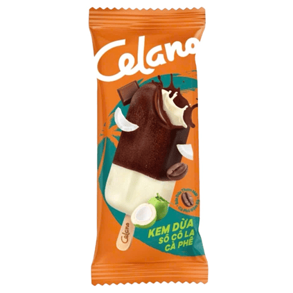 Kem dừa socola cà phê Celano 75g