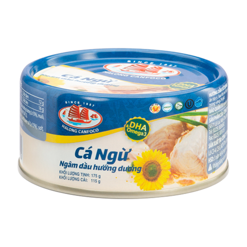 Cá ngừ ngâm dầu hướng dương Hạ Long Canfoco 175g