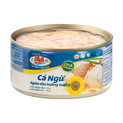 Cá ngừ ngâm dầu hướng dương Hạ Long Canfoco 175g