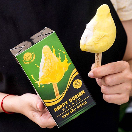 Kem múi sầu riêng Happy Durian Gelato 65g