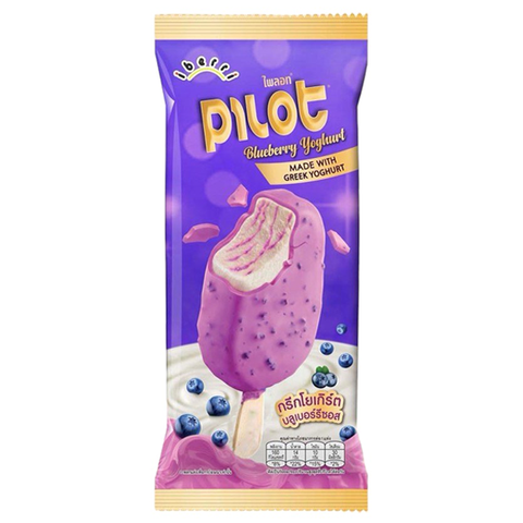 Kem sữa chua việt quất Hy Lạp iberri Pilot Blueberry Yoghurt Thái Lan 55g
