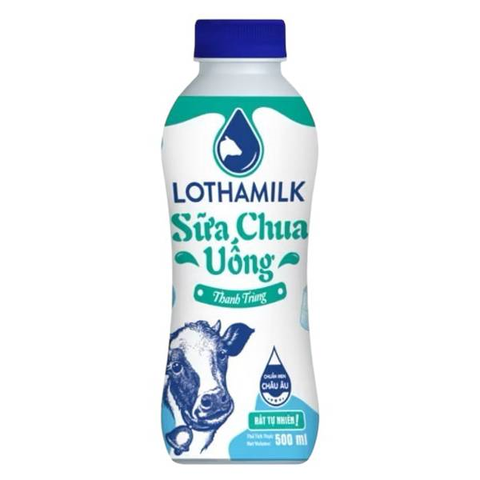Sữa chua uống thanh trùng Long Thành Lothamilk 880ML
