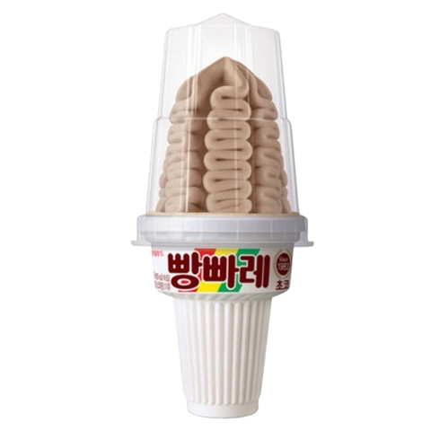 Kem lốc xoáy socola Lotte Fanfare Chocolate Hàn Quốc 175ML