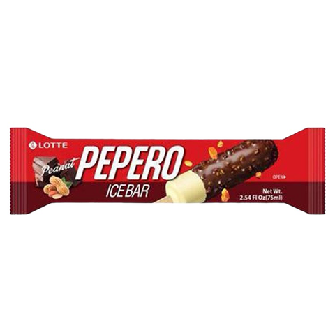 Kem socola đậu phộng Lotte Pepero Peanut Ice Bar Hàn Quốc 75ML